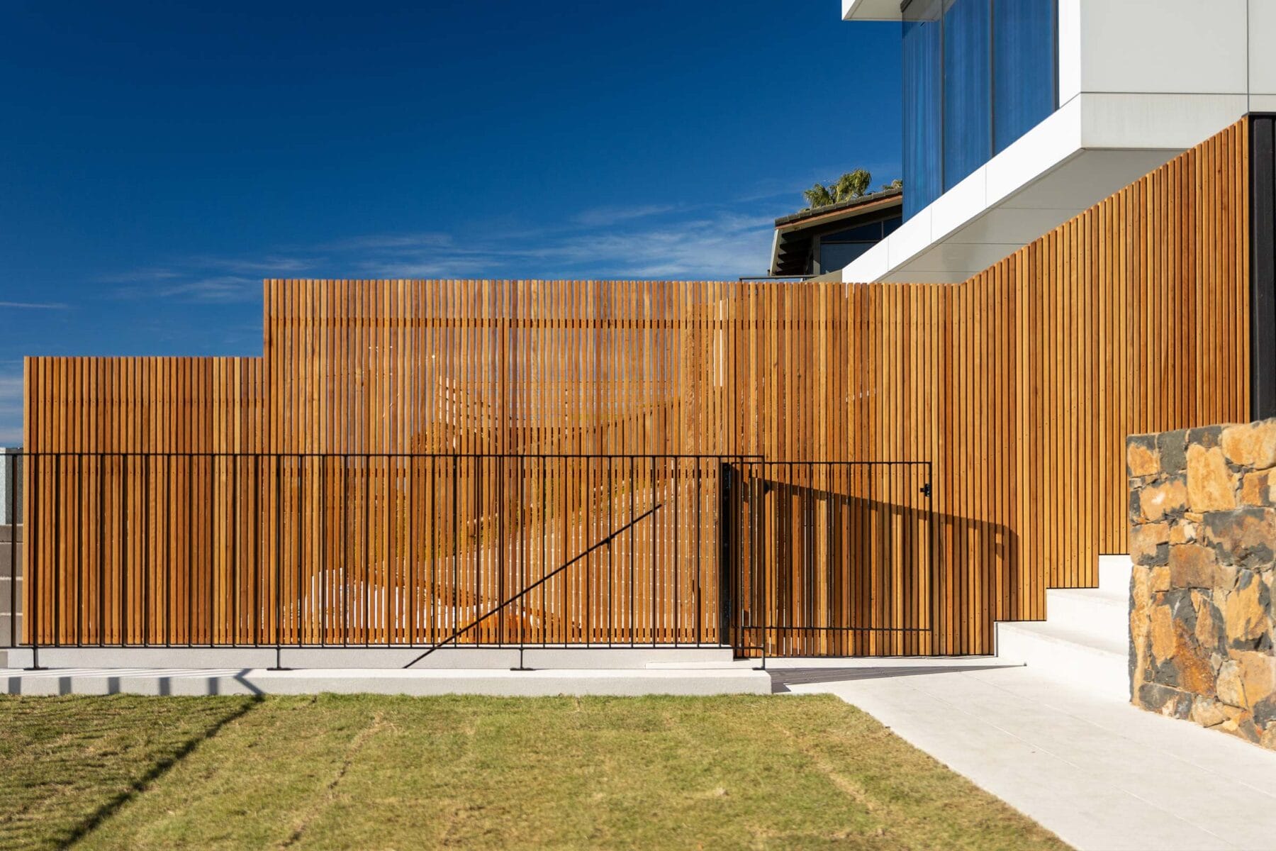 Project Gipps (Kiama, South Coast, NSW) - wooden fence and gate