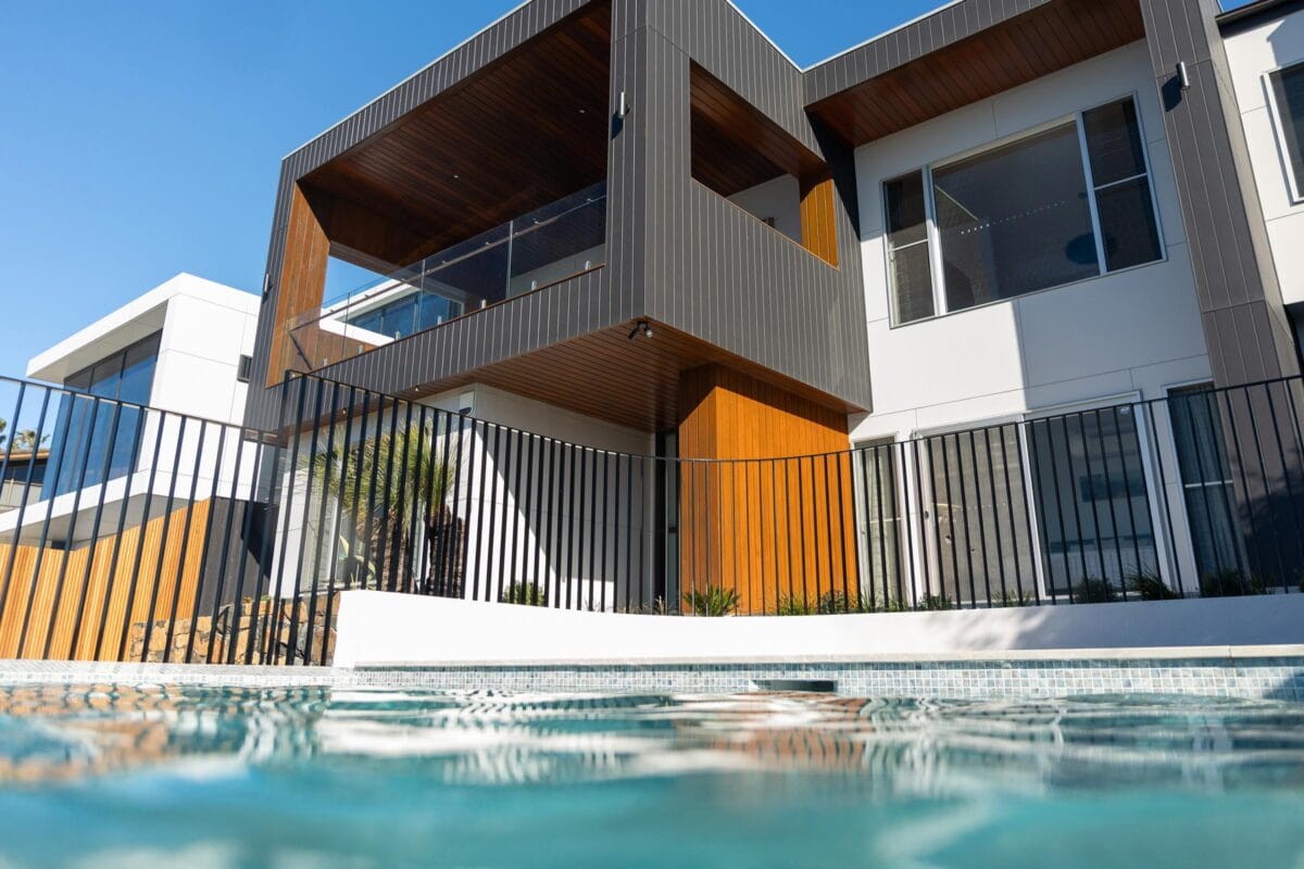 Project Gipps (Kiama, South Coast, NSW) - pool view facing house