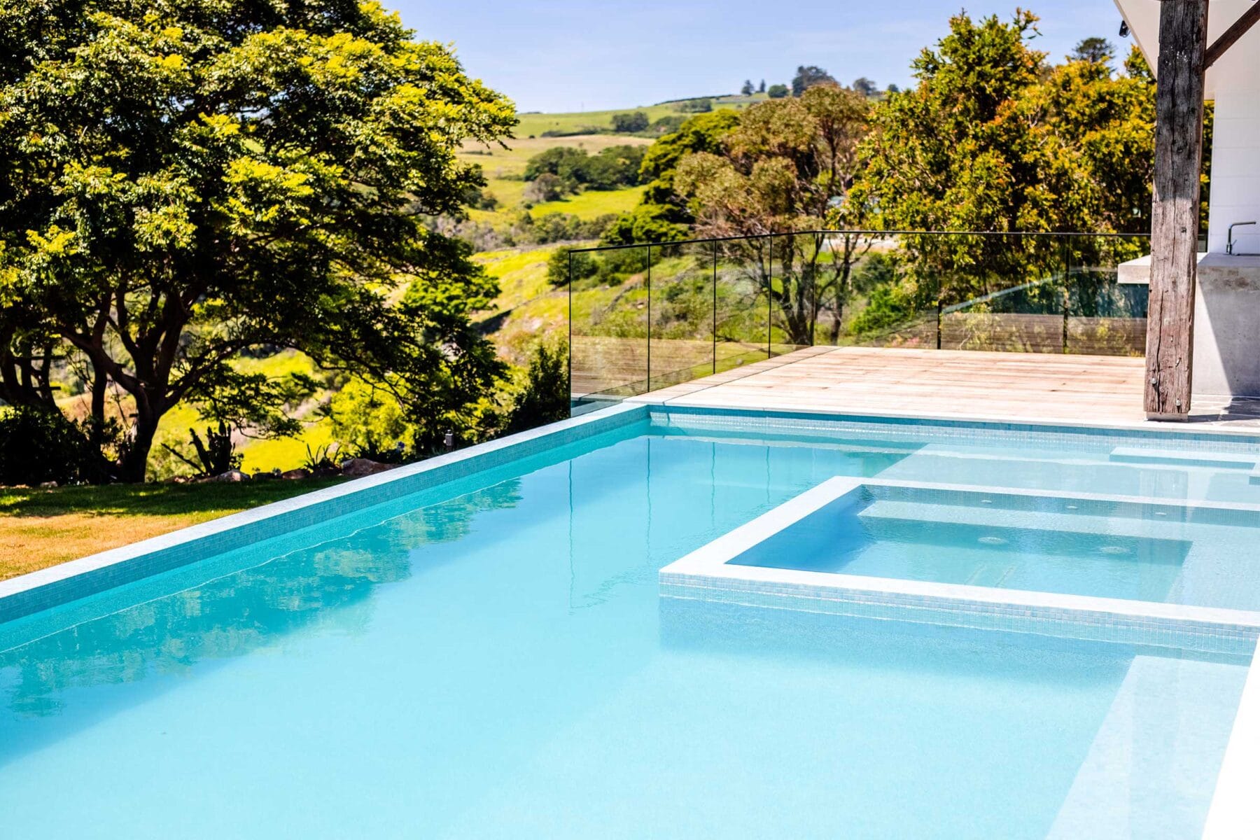 Project Jerrara (Jerrara, South Coast, NSW) - pool and integrated spa