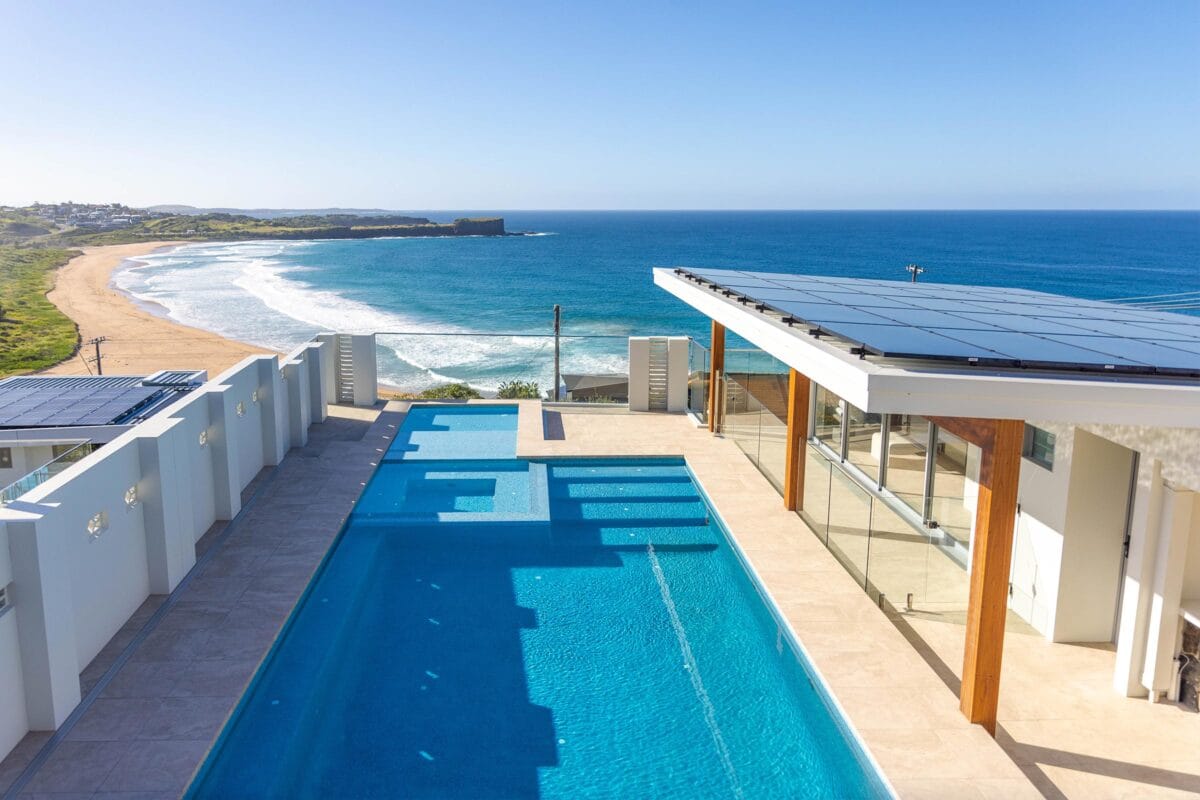 Project Pacific (Kiama, South Coast, NSW) - pool area and pool house