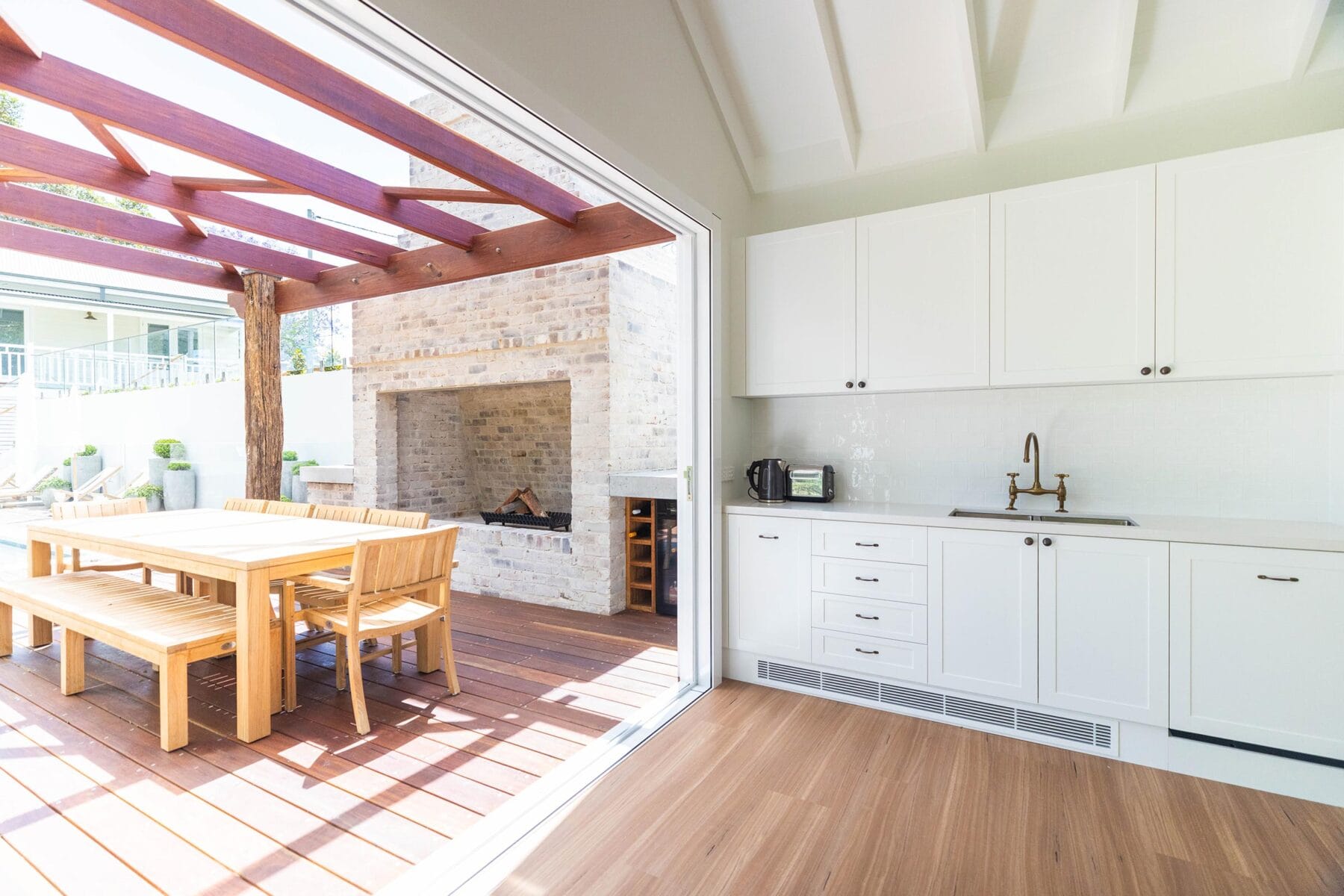 Project Pullman (Berry, South Coast, NSW) - pool house kitchen
