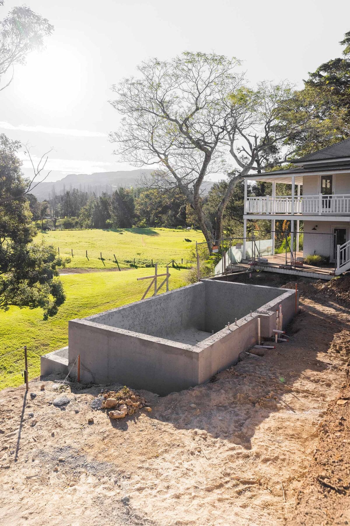 Project Pullman (Berry, South Coast, NSW) - concrete pool construction