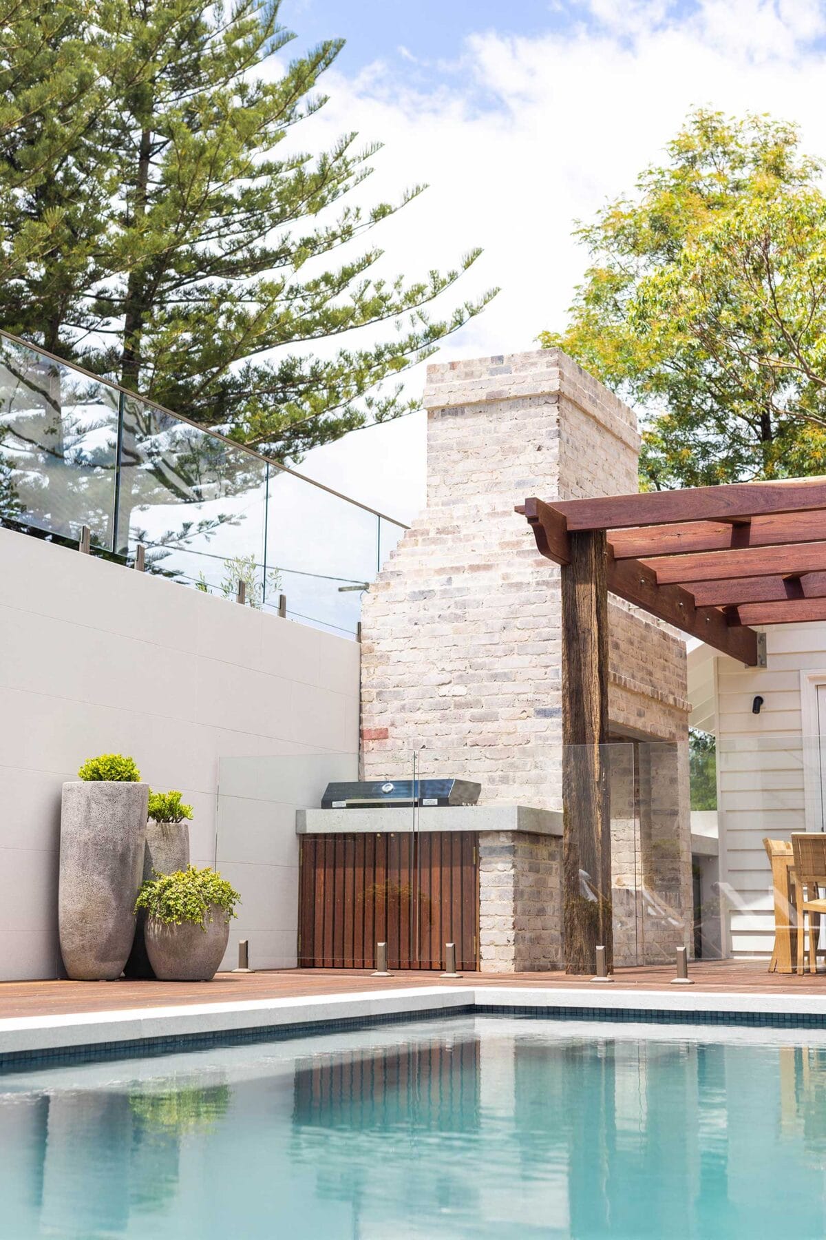 Project Pullman (Berry, South Coast, NSW) - pool area and BBQ area