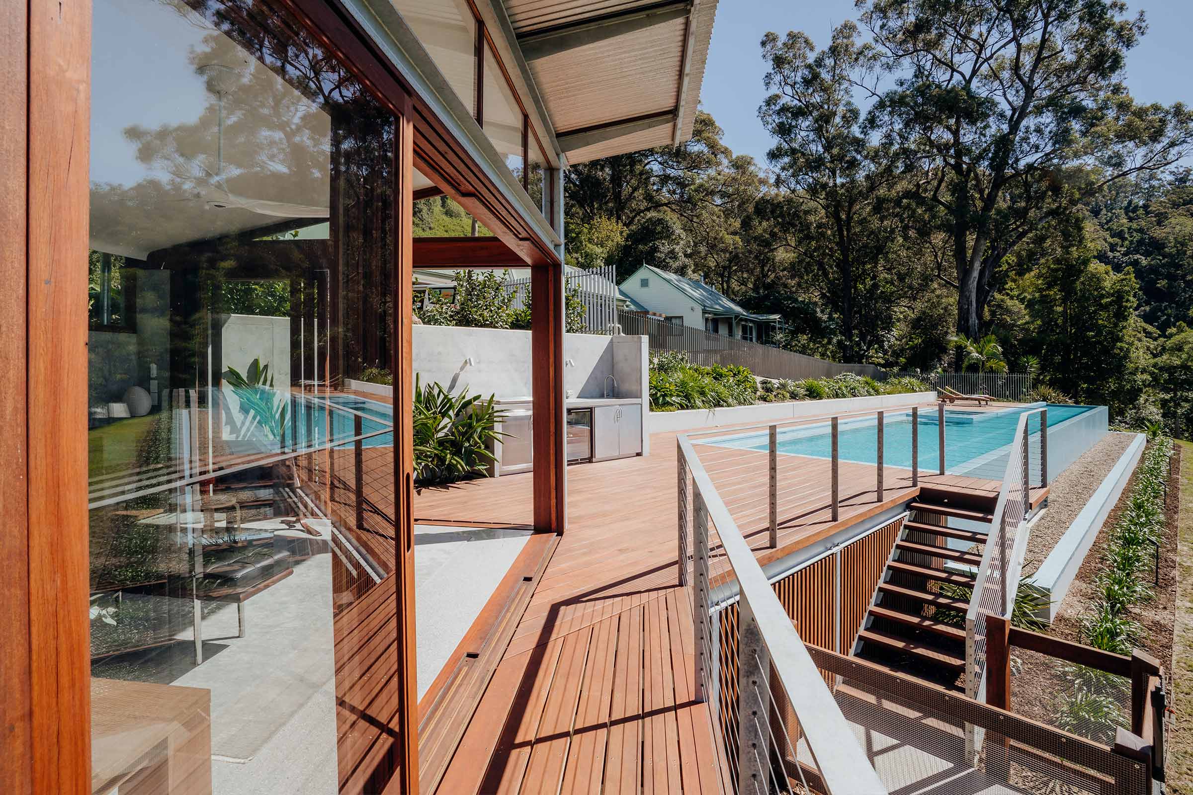 Project Quarter (Jamberoo, South Coast, NSW) - pool house balcony