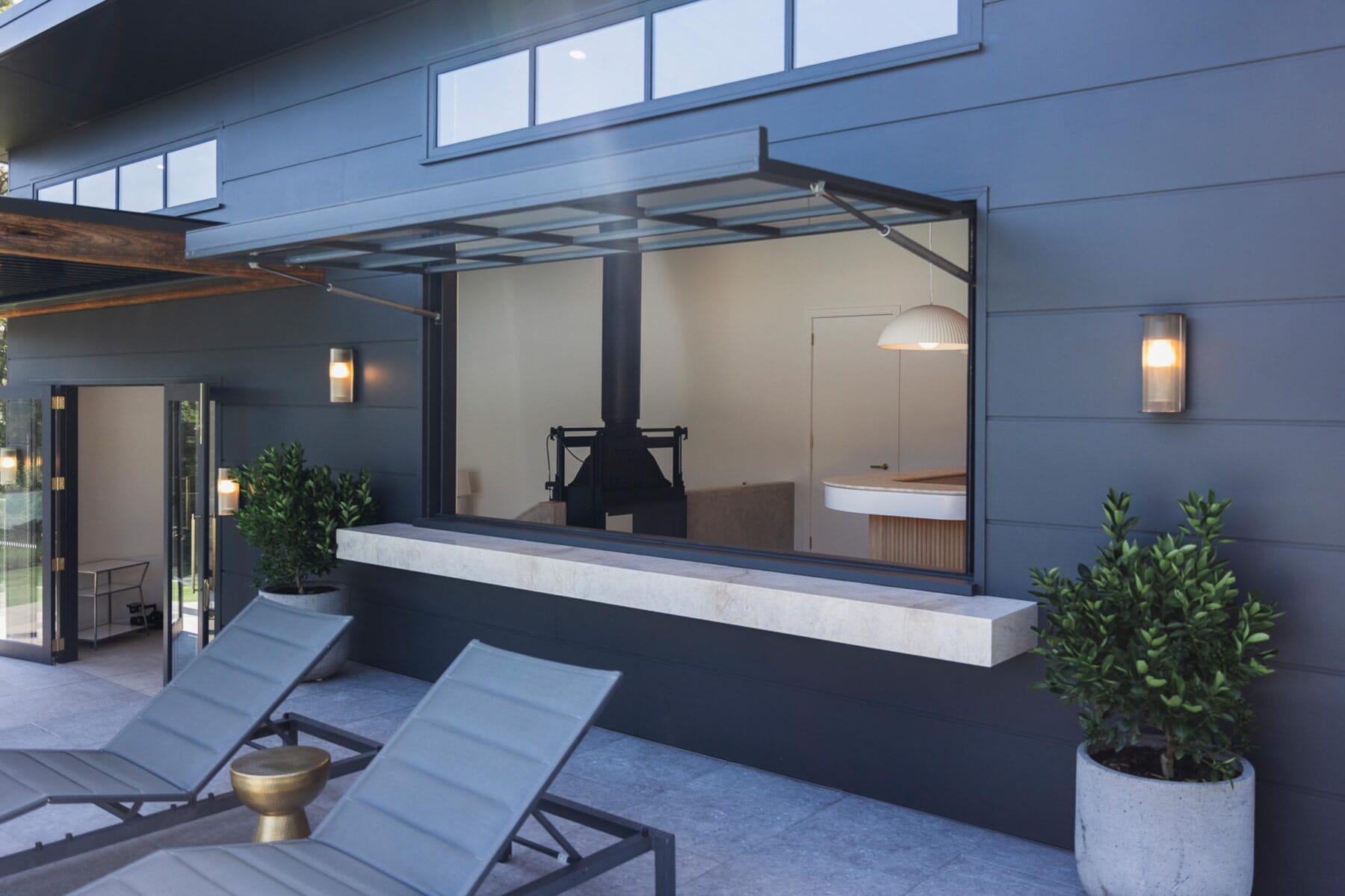 Project Range (Mittagong, Southern Highlands, NSW) - pool house kitchen/bar