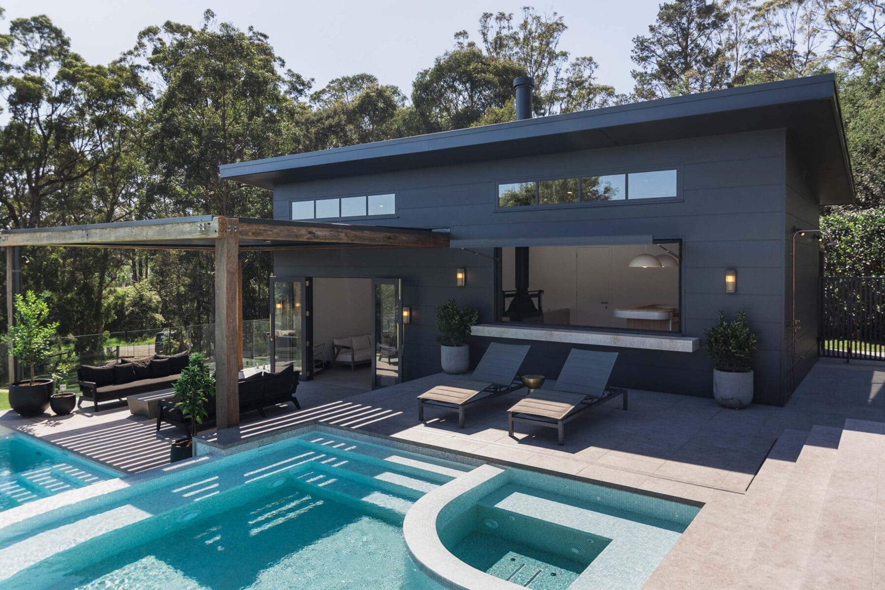 Project Range (Mittagong, Southern Highlands, NSW) - pool house kitchen