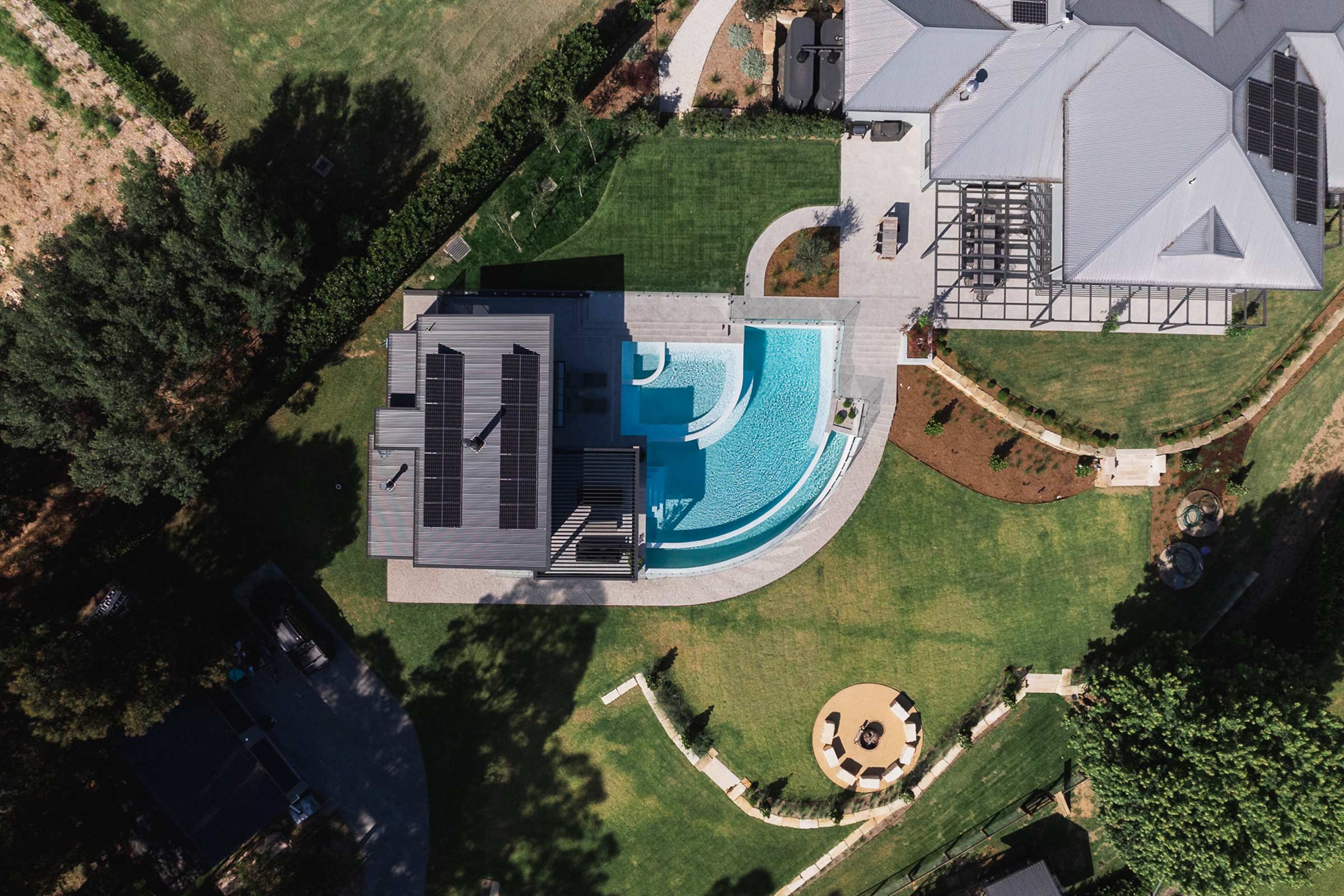 Project Range (Mittagong, Southern Highlands, NSW) - aerial view of property